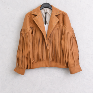 Παλτό Κοντό με Κρόσσια