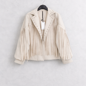 Παλτό Κοντό με Κρόσσια