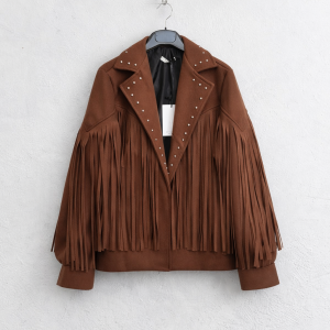 Κοντό Παλτό με Κρόσσια