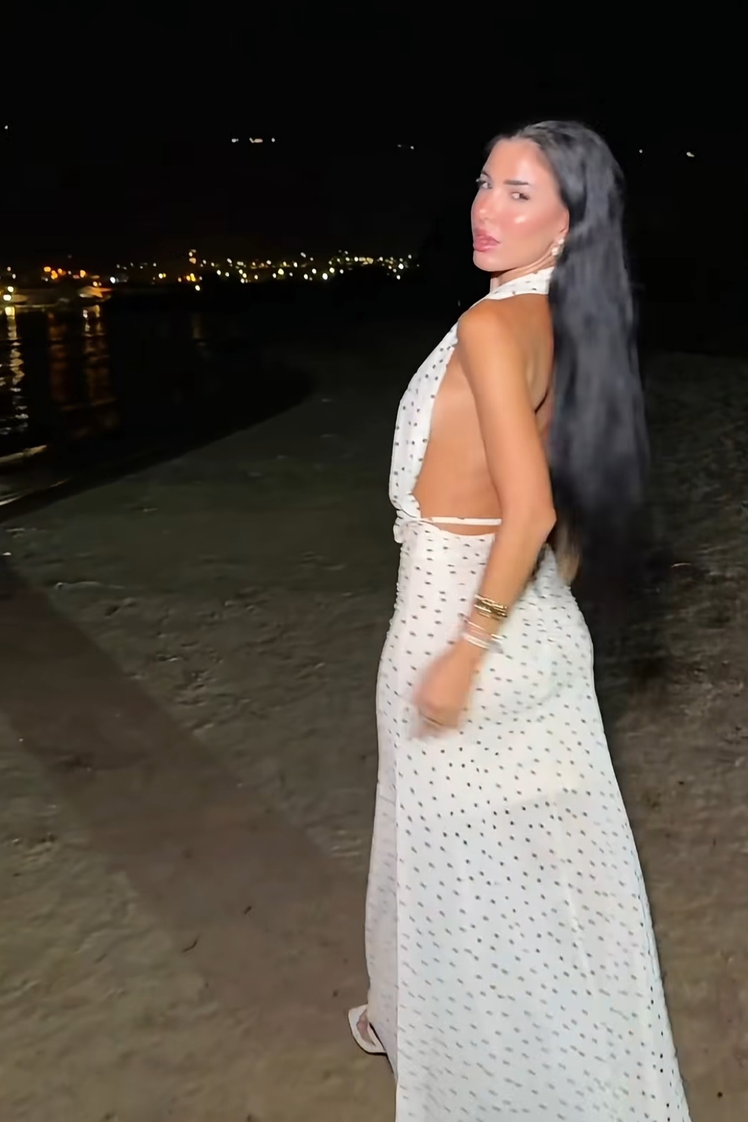 Μaxi φόρεμα Τιράντες White - Image 2